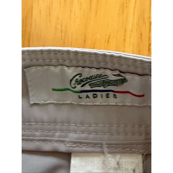 Crocodile Ladies Light Gray Pants Women’s Size S / 4–6 – Straight Leg Casual Tro - Picture 7 of 12